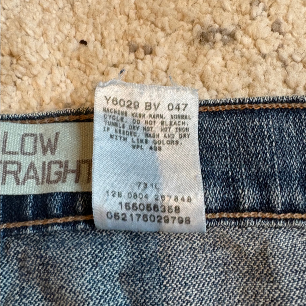 Vintage Y2K Levi’s 505 Jeans Women’s Size 16 M Straight Leg Nouveau Low - Picture 3 of 13